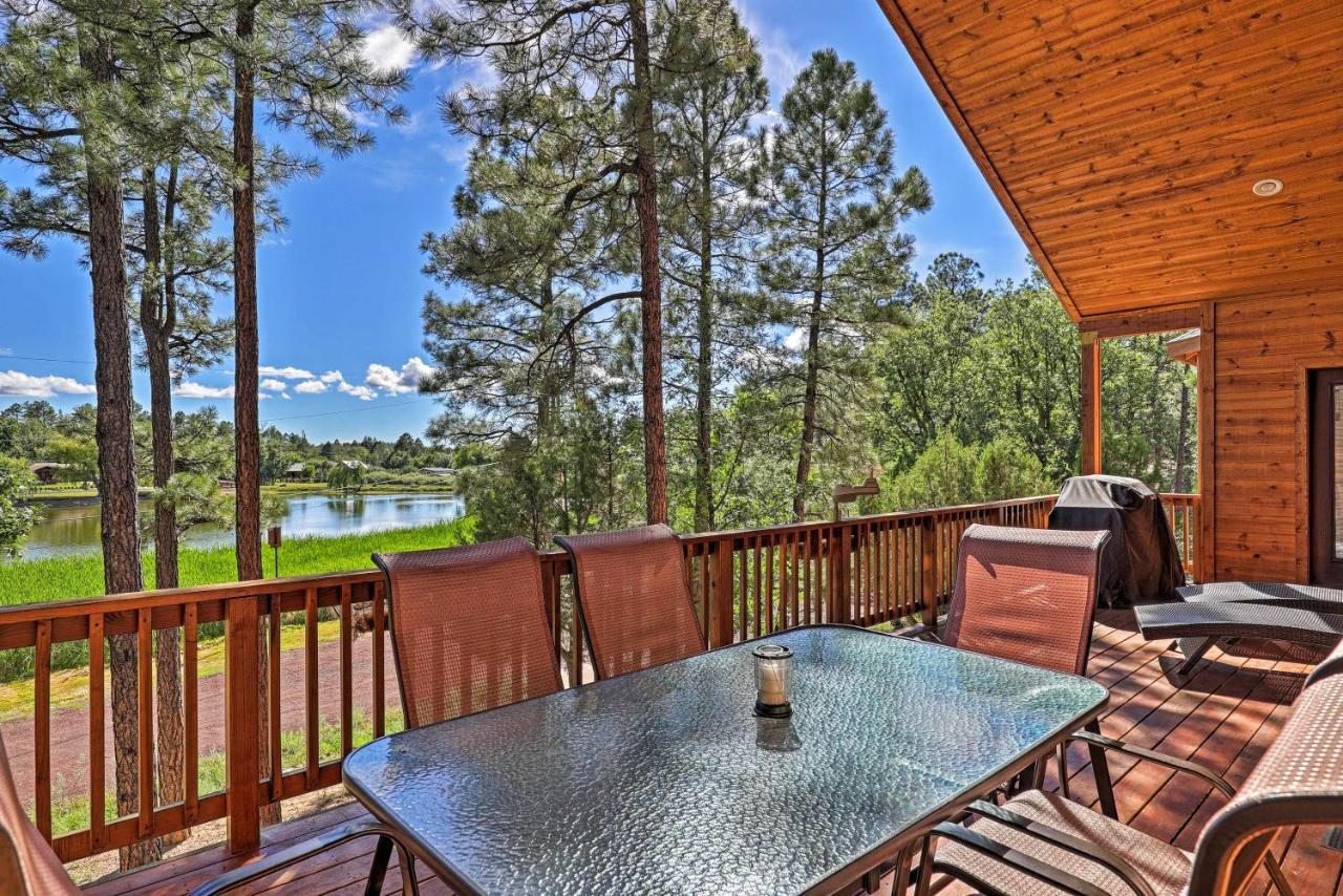 Serene Lakeside Cabin With Decks And Edler Lake Views! Pinetop-Lakeside Zewnętrze zdjęcie