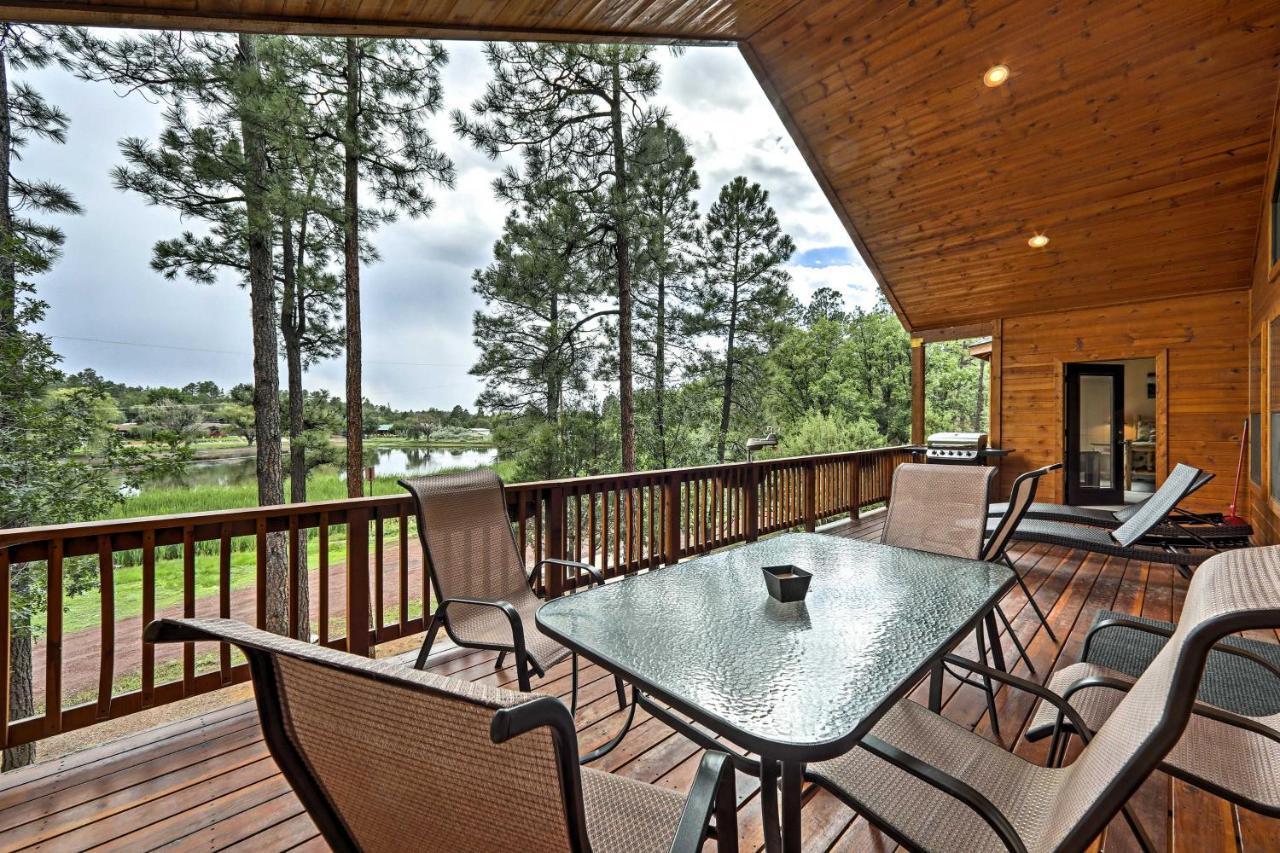 Serene Lakeside Cabin With Decks And Edler Lake Views! Pinetop-Lakeside Zewnętrze zdjęcie
